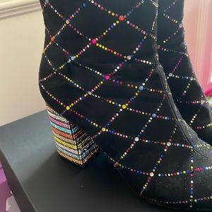 Betsy Johnson sparkly booties
